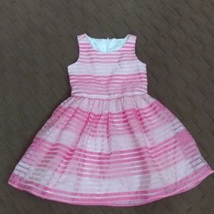 Pink striped dress